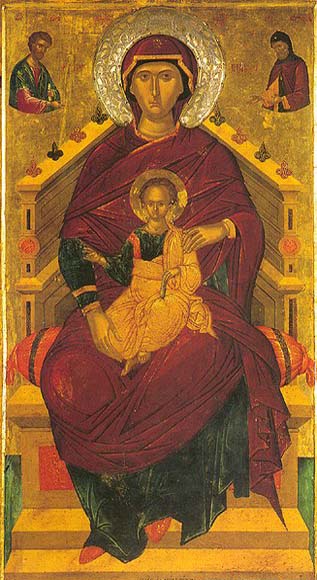 Andreas Ritzos The Mother of God Enthroned